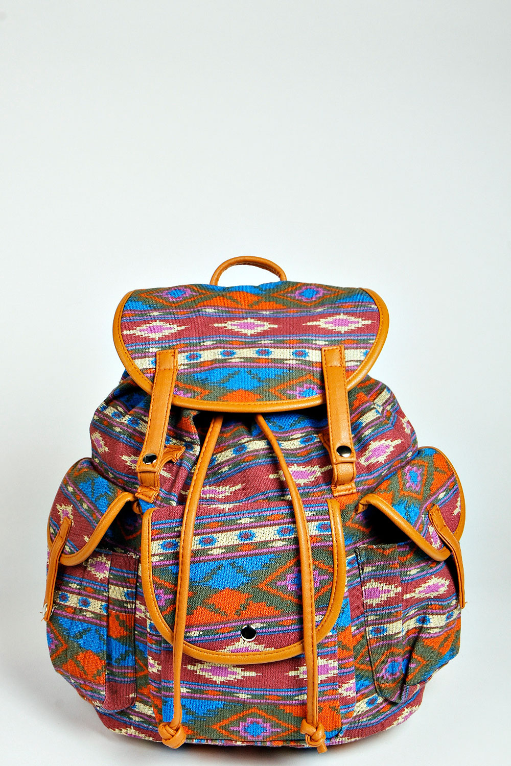 boohoo Gina Aztec Rucksack - multi azz42045