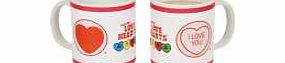 boohoo Hearts Heat Change Mug - multi azz10782