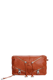 Henrietta Fold Over Zip Detal Shoulder Bag