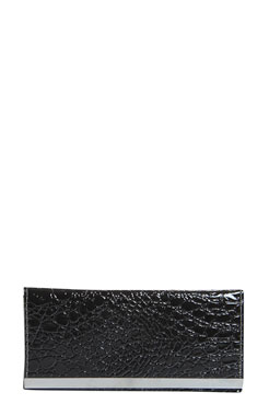 Isla Patent Croc Purse Female