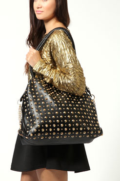 Jenna Studded Oversized Bag Female