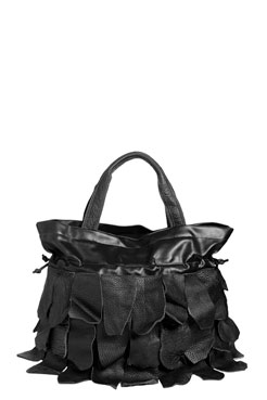 Kim Leather Scallop Detail Shopper Female