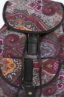 boohoo Large Paisley Pocket Front Rucksack - multi