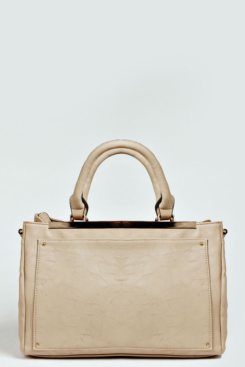 Leanne Metallic Frame Structured Bag -