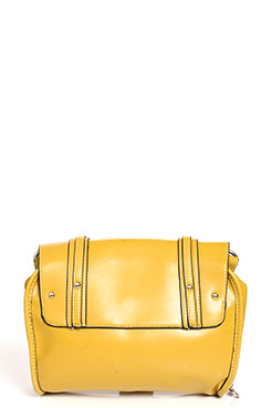 Liz Bow Detail Structured Satchel Bag