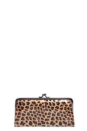 Lucy Shine Leopard Print Purse