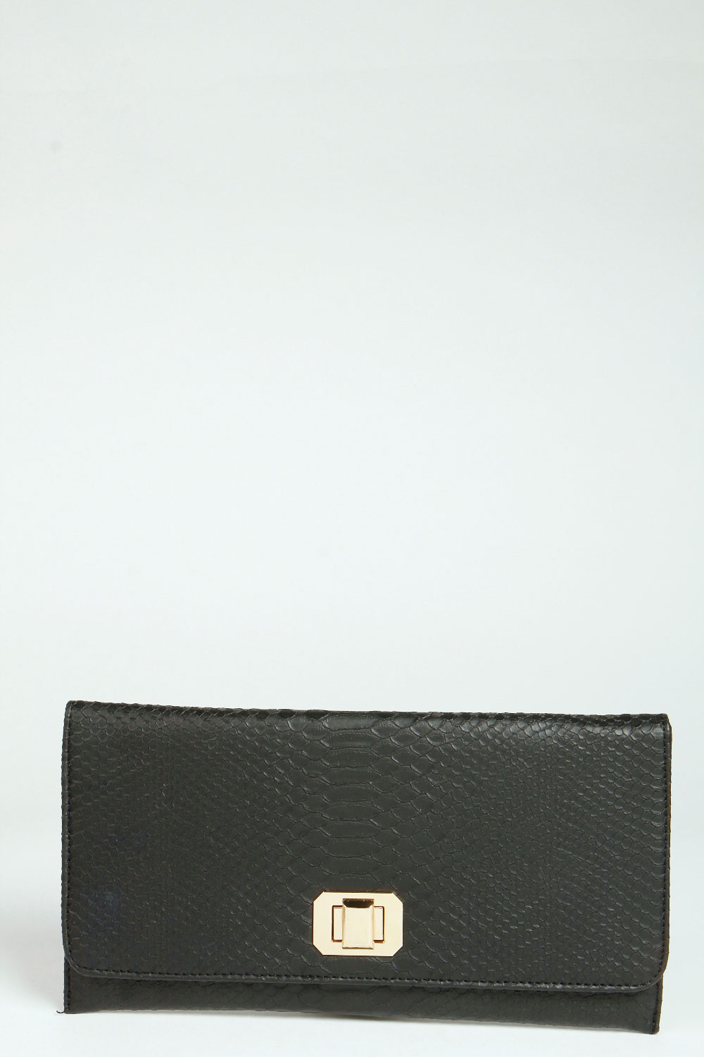 Melinda Snake Print Rectangular Clutch -