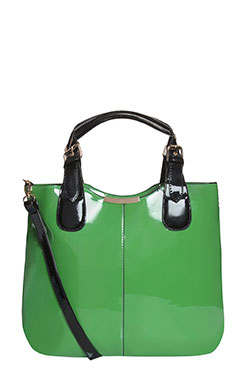 Mellissa Patent Structured Bag Female