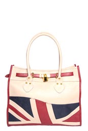 Minnie Retro Vintage Union Jack Large Grab Bag