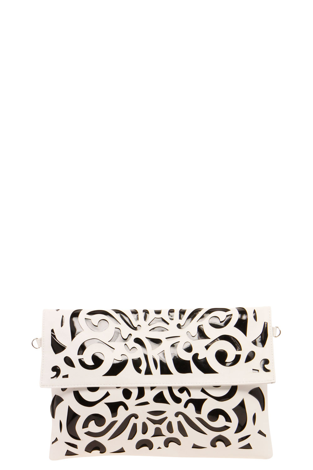 Molly Cutwork Clutch Bag - cream, cream