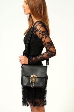 Molly Pin Lock Handbag Female