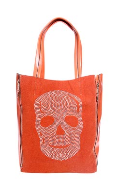 Nella Diamante Skull Zip Shopper Female