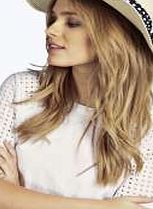 boohoo Polka Dot Trim Floppy Hat - cream azz10772