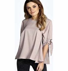 boohoo Puff Sleeve Blouse - grey azz20374