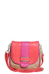 Rachel Colour Block Cross Body Satchel