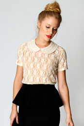 Raquel Lace Vintage Blouse