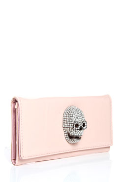 Rita Diamante Detail Skull Purse