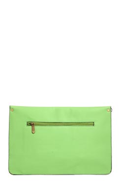 Rosa Large Soft PU Envelope Clutch