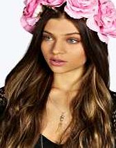 boohoo Rose Floral Crown - pink azz06154