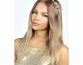 boohoo Ruby Jewelled Headband - black azz23087