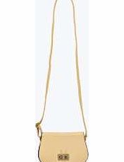 boohoo Saddle Cross Body Bag - beige azz12153