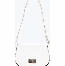 boohoo Saddle Cross Body Bag - white azz12153