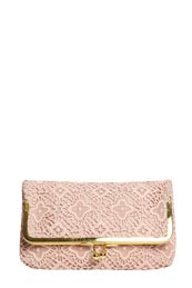 Sierra Crochet Fold Over Clutch