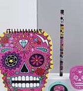 boohoo Skull Stationary Set - multi azz06472