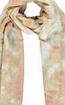 boohoo Space Dye Lightweight Scarf - peach azz04375