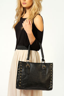 Tabitha Stud Structured Shopper Female