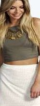 boohoo Tassel Trim Crochet Mini A Line Skirt - cream