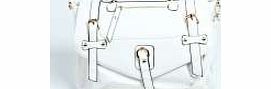 boohoo Vienna Large Over Body Satchel Bag - white