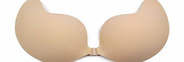 BOOLAVARD Women Invisible Magic Push Up Strapless Sticker REGULAR BEIGE Bra Self Adhesive Backless by Boolavard