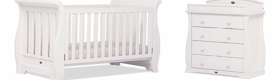 Boori 2 Piece Sleigh Roomset White