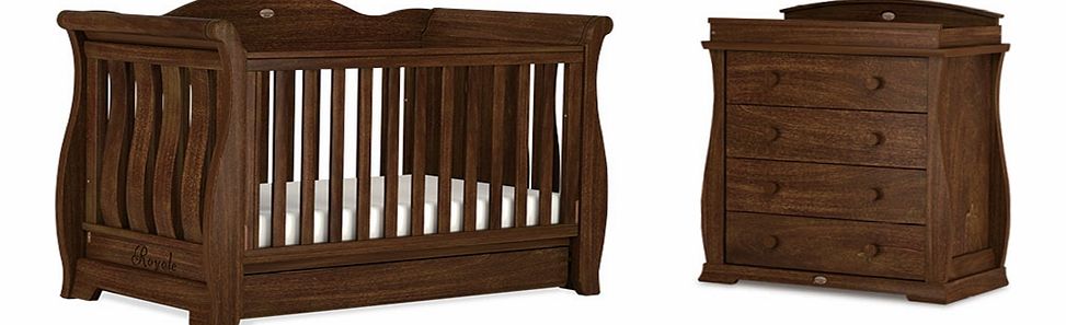 Boori 2 Piece Sleigh Royale Roomset English Oak