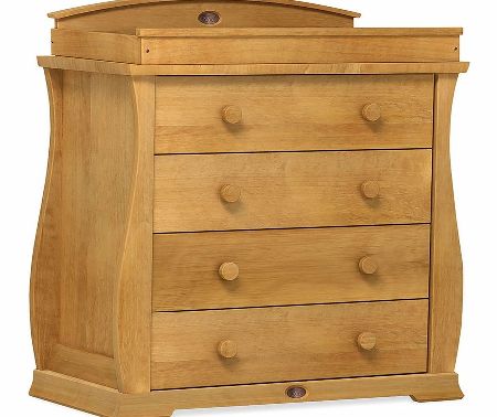 Boori Sleigh 4 Drawer Chest Heritage Teak