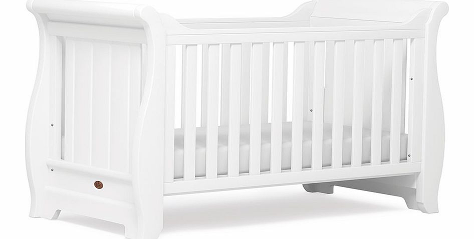 Boori Sleigh Cot Bed White
