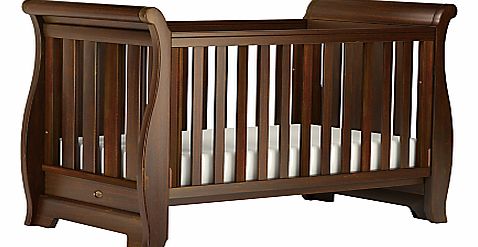 Sleigh Cotbed, English Oak