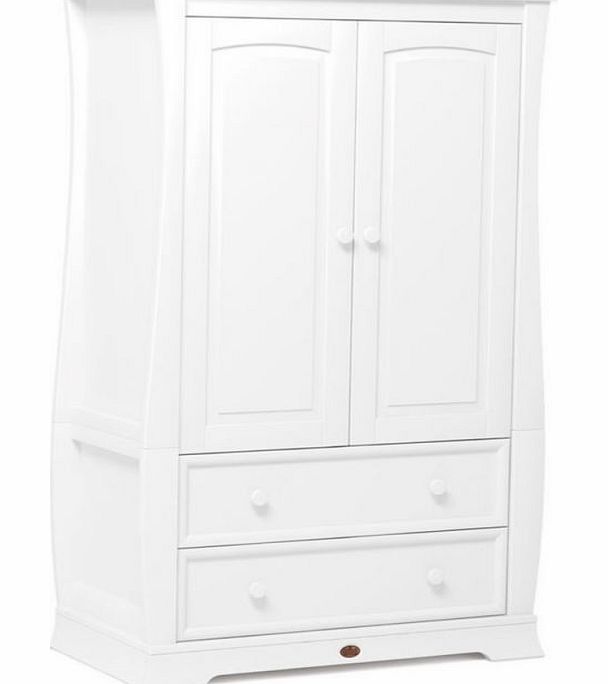 Boori Sleigh Wardrobe-White