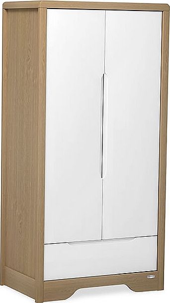 Urbane Deco Wardrobe-White & Almond