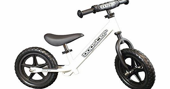 Bopster White Childrens Metal Balance Bike