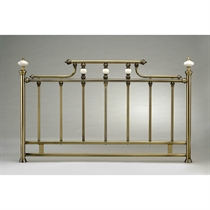 4ft6 Headboard, Antique Brass Effect