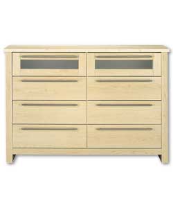 Bordeaux Maple 8 Drawer Chest