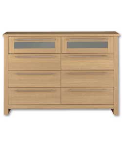 Oak 4 Plus 4 Drawer Chest