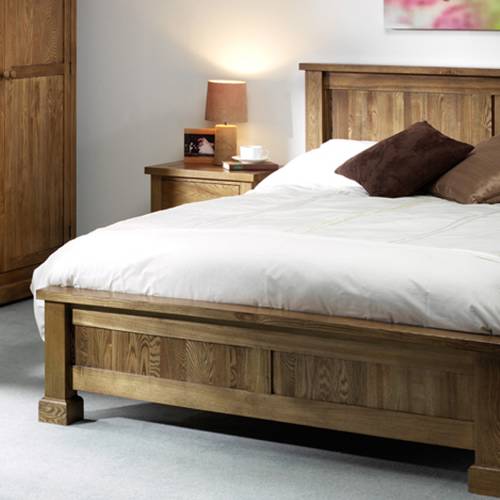 Bordeaux Oak Bed Double 46