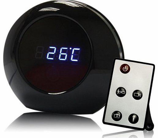 Boriyuan CAMERA HIDDEN CAM CCTV in a DIGITAL ALARM CLOCK for SECURITY with REMOTE CONTROL