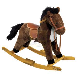 42cm Dark Brown Rocking Horse