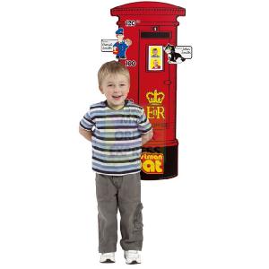 Born To Play Postman Pat Postbox Height Chart