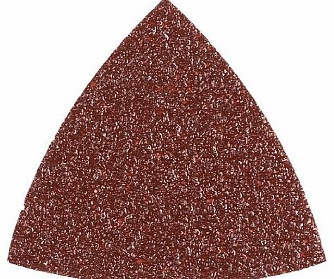 Bosch 2609256A43 Set of 5 Abrasive Pads for Delta Sanders 82 mm Grain 60