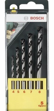 Bosch 5pc Concrete Drill Bit Set